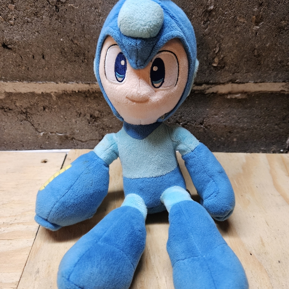 Mega Man plush San Ei Capcom plush video game blue Allstar edition